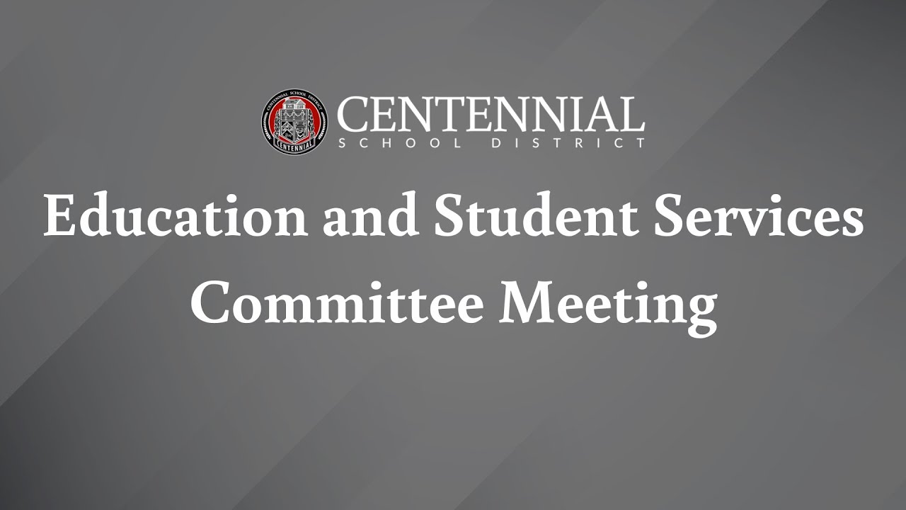 CSD - Education/Student Services Committee - November 12, 2025