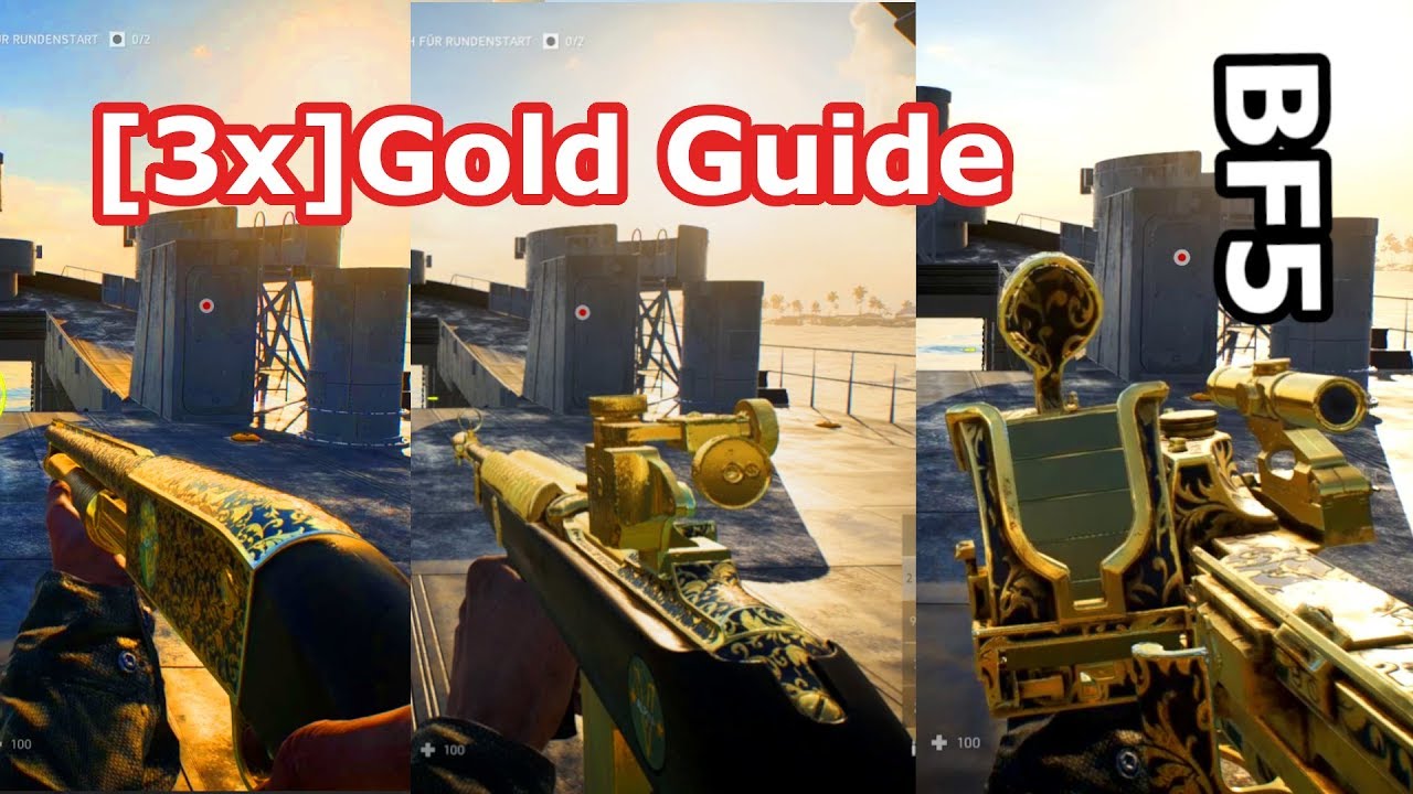 BF5: jeder schafts Gold Guide für Karabiner M2, LMG Typ 11 & Model 37 + Besten Setups