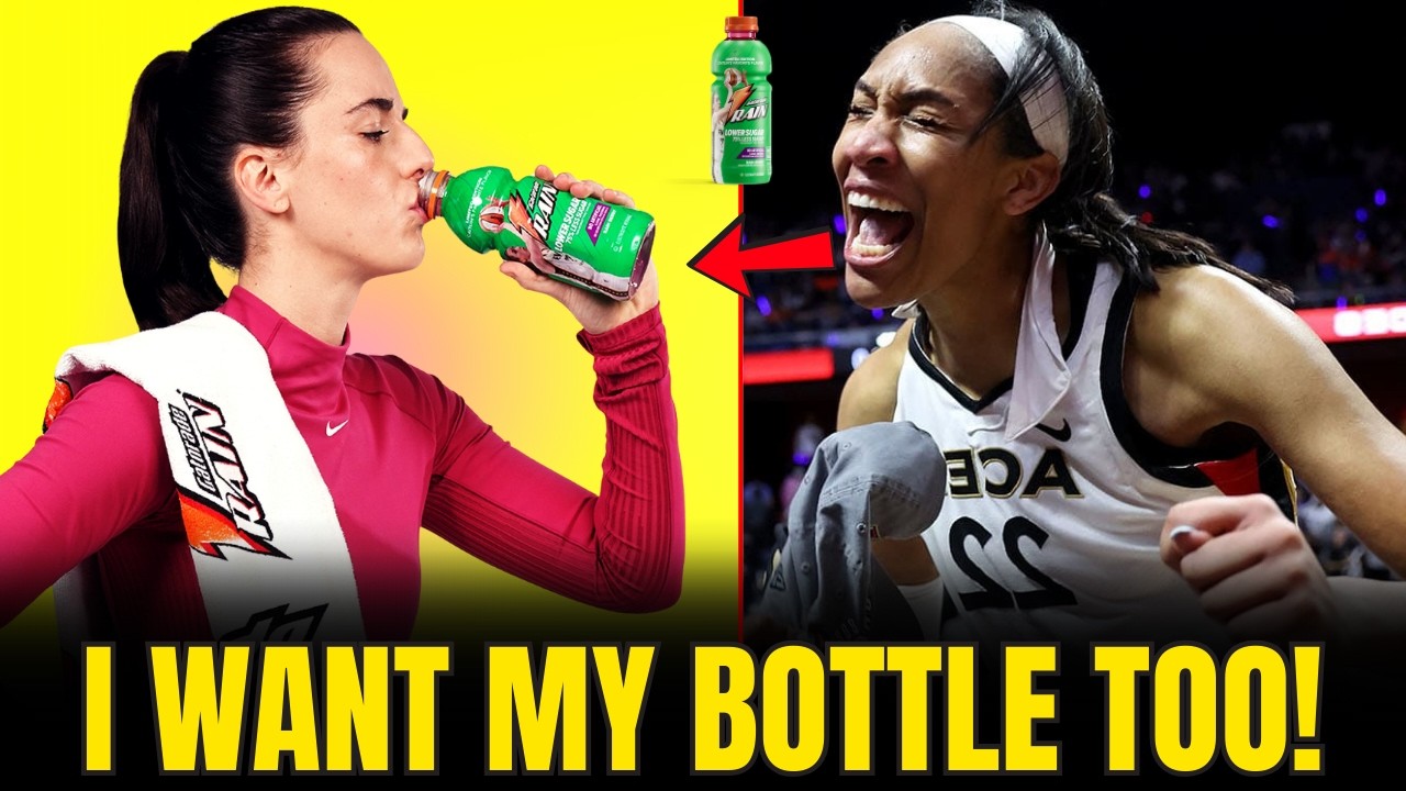 A'ja Wilson DIDNT HOLD BACK THROWING A TANTRUM After Caitlin Clark's HUGE GATORADE DEAL!