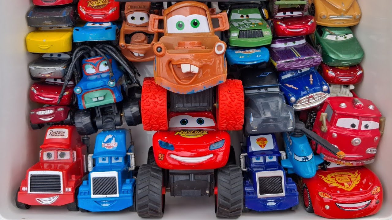 Disney Pixar Cars Unboxing Review | Lightning McQueen, Tow Mater, Doc Hudson, Sally Carrera, Cruz.
