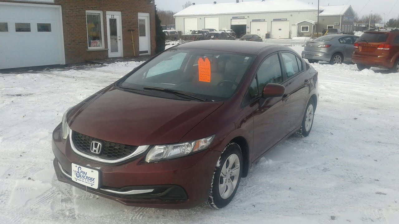 Honda Civic LX Sedan 2014 года: запуск, внешний вид, интерьер и полный обзор
