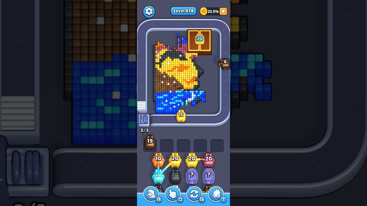 Pixel Flow — level 478