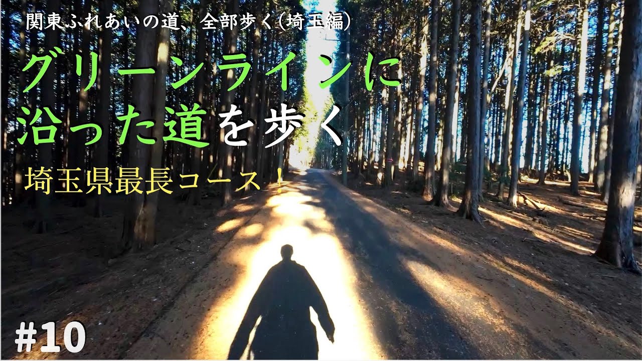 埼玉県最長コース！│関東ふれあいの道1800km全部歩く#11│グリーンラインに沿ったみち│関八州見晴台、刈場坂峠など