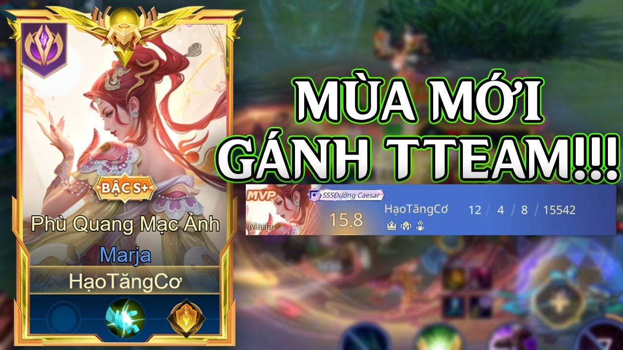 G&Aacute;NH TEAM M&Ugrave;A MỚI Với Marja Đạt SSS!!! Liệu Moren C&oacute; Đang Qu&aacute; Lỗi?!? | Li&ecirc;n Qu&acirc;n Mobile