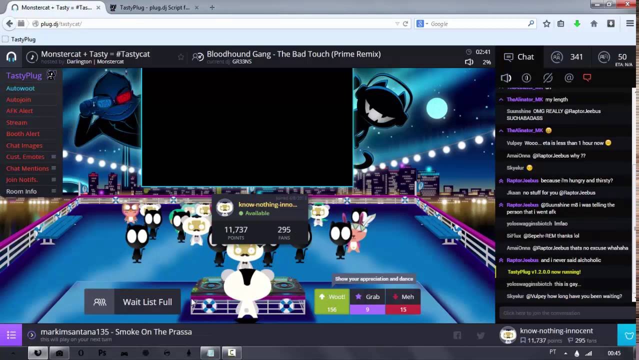 plug.dj bot (autowoot+autojoin)