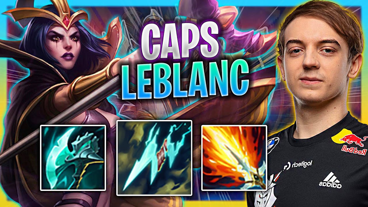 CAPS IS A BEAST WITH LEBLANC! | G2 Caps Plays Leblanc Mid vs Lissandra!  Season 2023