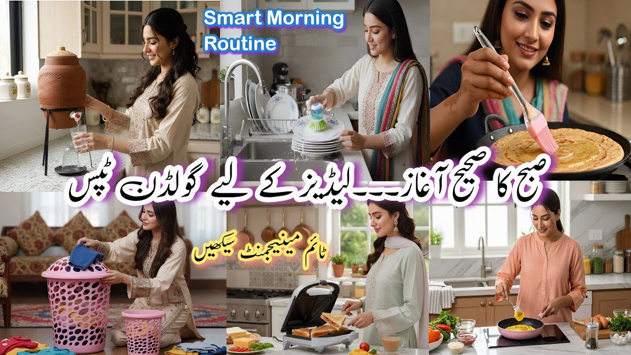 Morning Routine for Homemakers | Smart Time Management Tips for Stress-Free Home Life