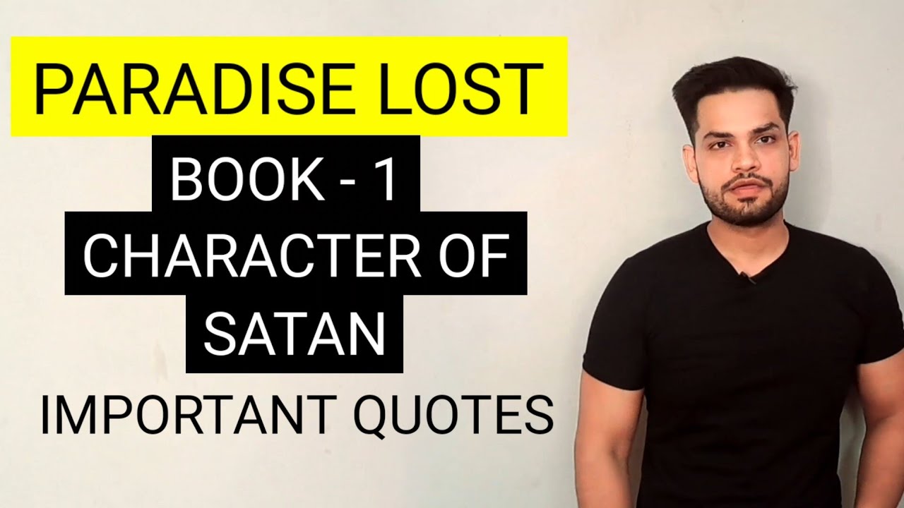 paradise lost by John Milton book -1 Character of Satan in hindi