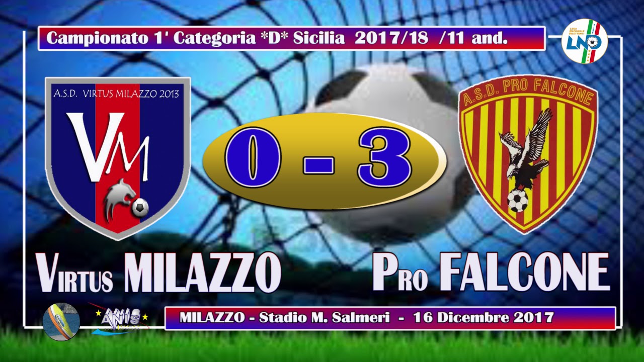 Virtus Milazzo - Pro Falcone  0 - 3