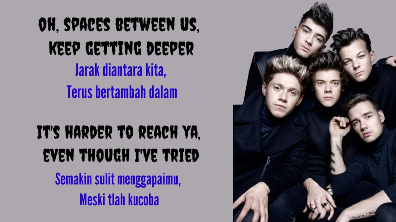 Spaces - One Direction ( Lirik dan Terjemahan )