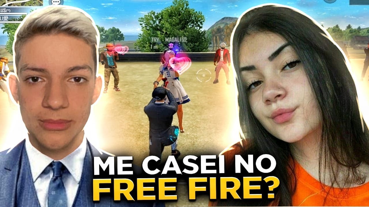 ME CASEI COM A GAROTA QUE CONHECI NO FREE FIRE!? 😳❤️