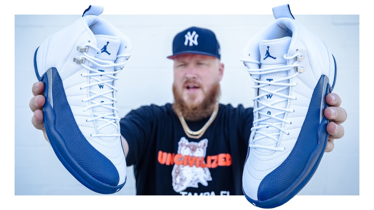 HOW GOOD ARE THE JORDAN 12 FRENCH BLUE SNEAKERS?! (In Hand & On Feet Review)