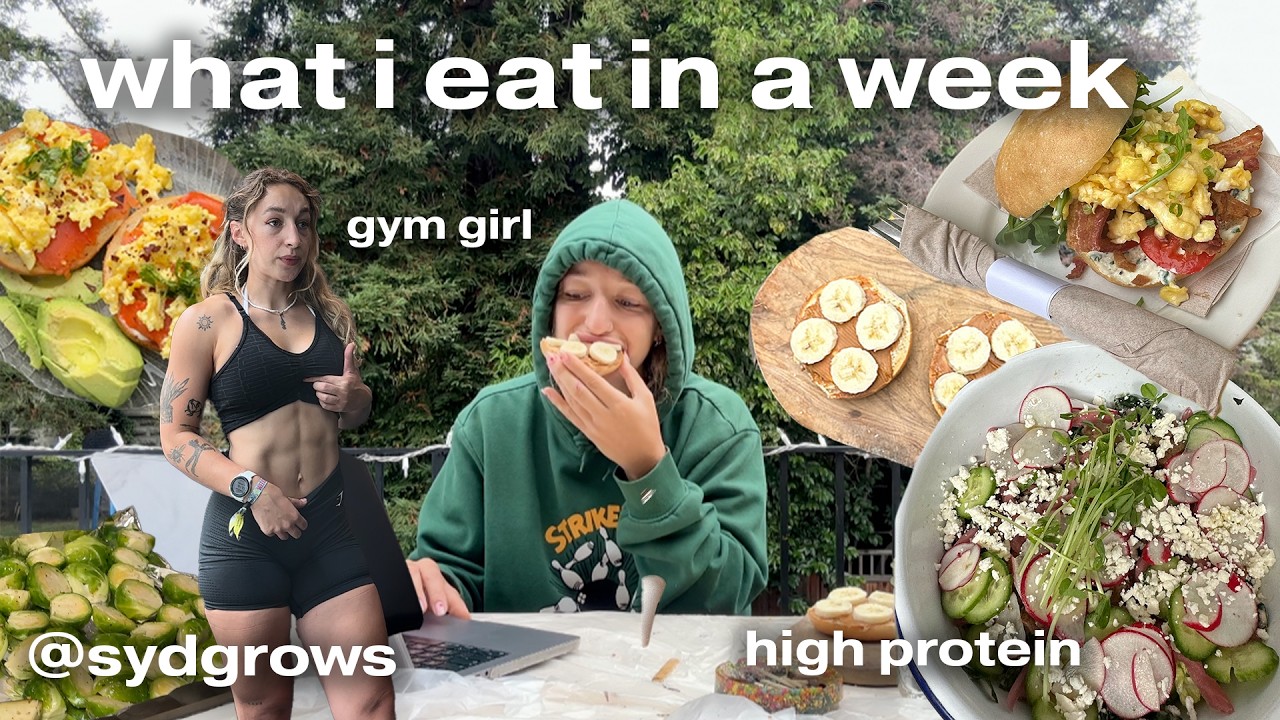 what i eat in a week 🍜 (balanced, high protein, healthy meals)