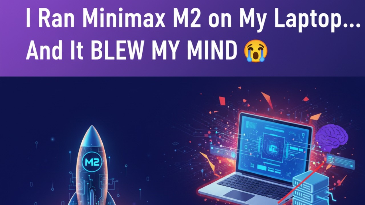Uruchomiłem Minimax M2 na moim laptopie&hellip; I ZROBIŁO MI TO UMYSŁ 🤯🔥