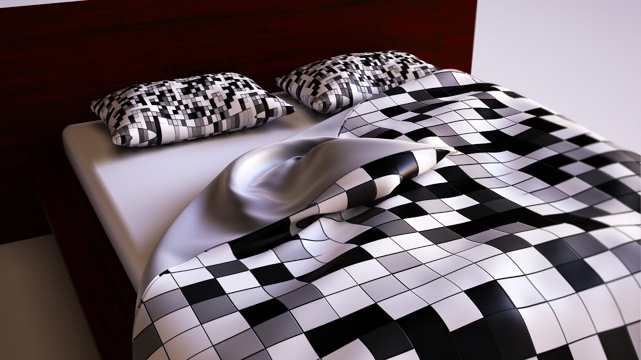 Tutorial - 3ds max bed cover
