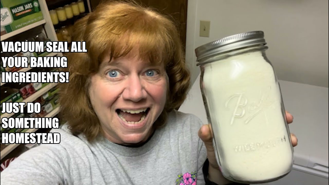 Vacuum Seal all your Baking Ingredients #vacuumseal #foodstorage