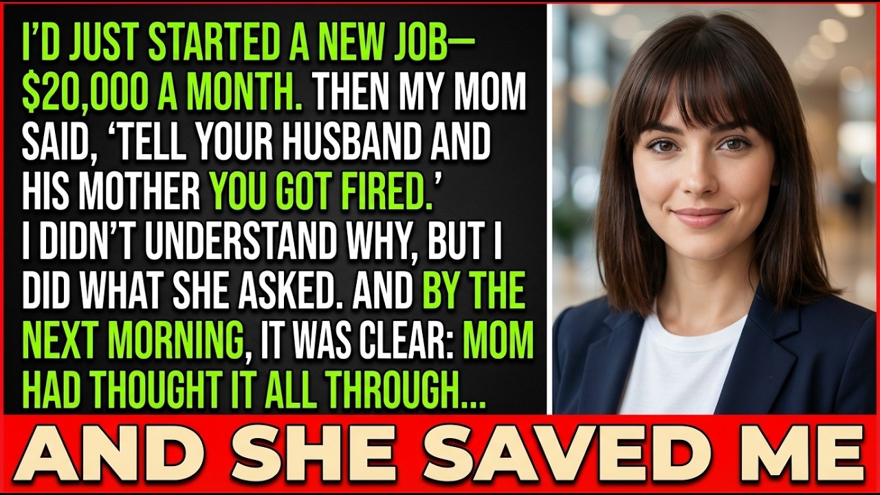 Mom Told Me, &ldquo;Say You Got Fired.&rdquo; By The Next Morning, I Understood Why She Needed That Lie&hellip;