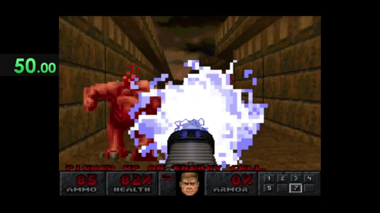 Final Doom PlayStation 1 Attack UV Speedrun in 1:35:00