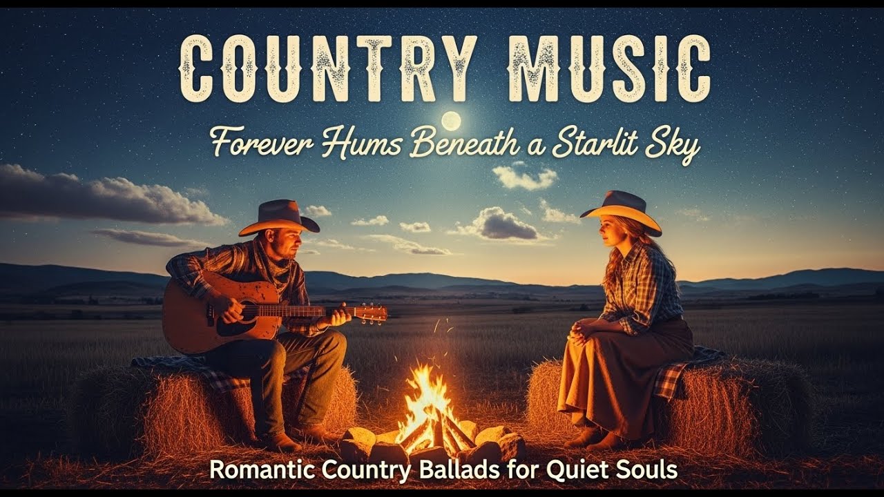 Forever Hums Beneath a Starlit Sky | Romantic Country Ballads for Quiet Souls