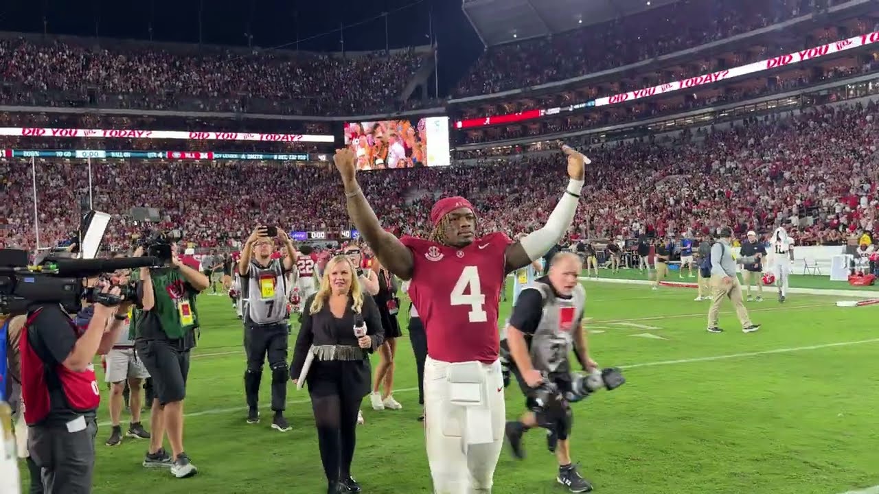 Rammer Jammer after Alabama beat Georgia 2024
