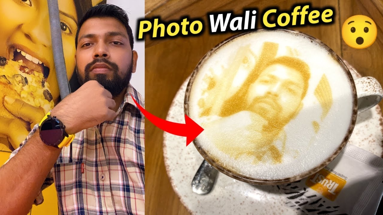 PHOTO wali COFFEE First Time In Delhi || Full Vlog || How To Make Photo Coffee