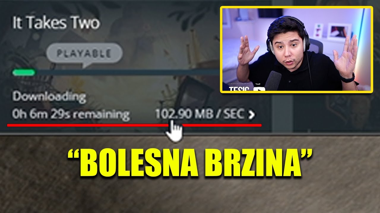 TESIC POKAZUJE SVOJ NOVI INTERNET 1000/200 😱