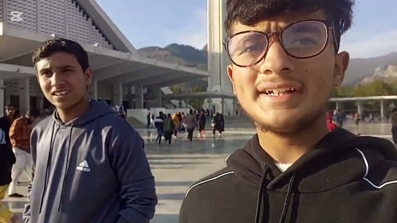 We go to Faisal Masjid and many other places... 