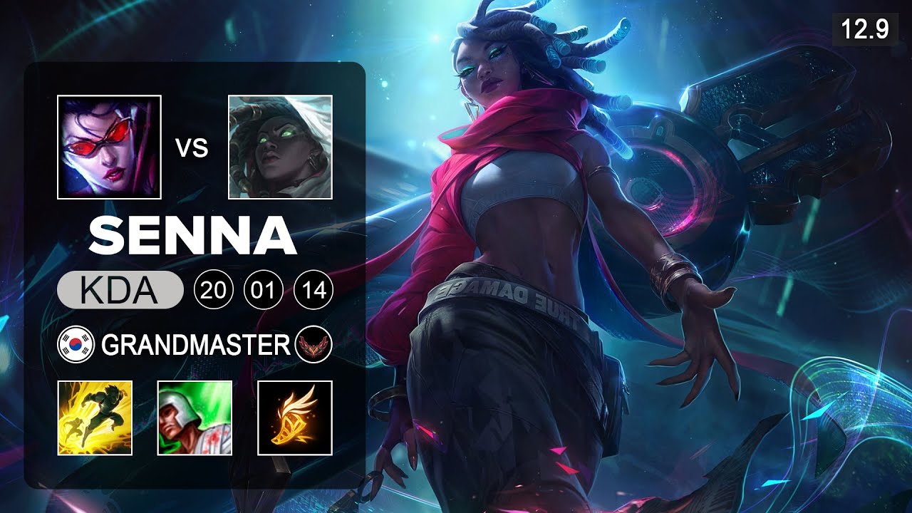 Senna vs Vayne ADC - KR Grandmaster - Patch 12.9 Season 12