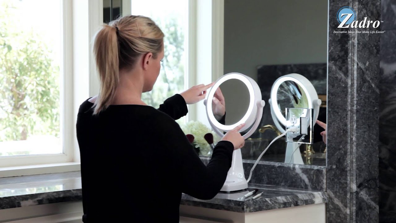 Max Bright Sunlight Vanity Mirror 1X/10X - MODEL: MAX110
