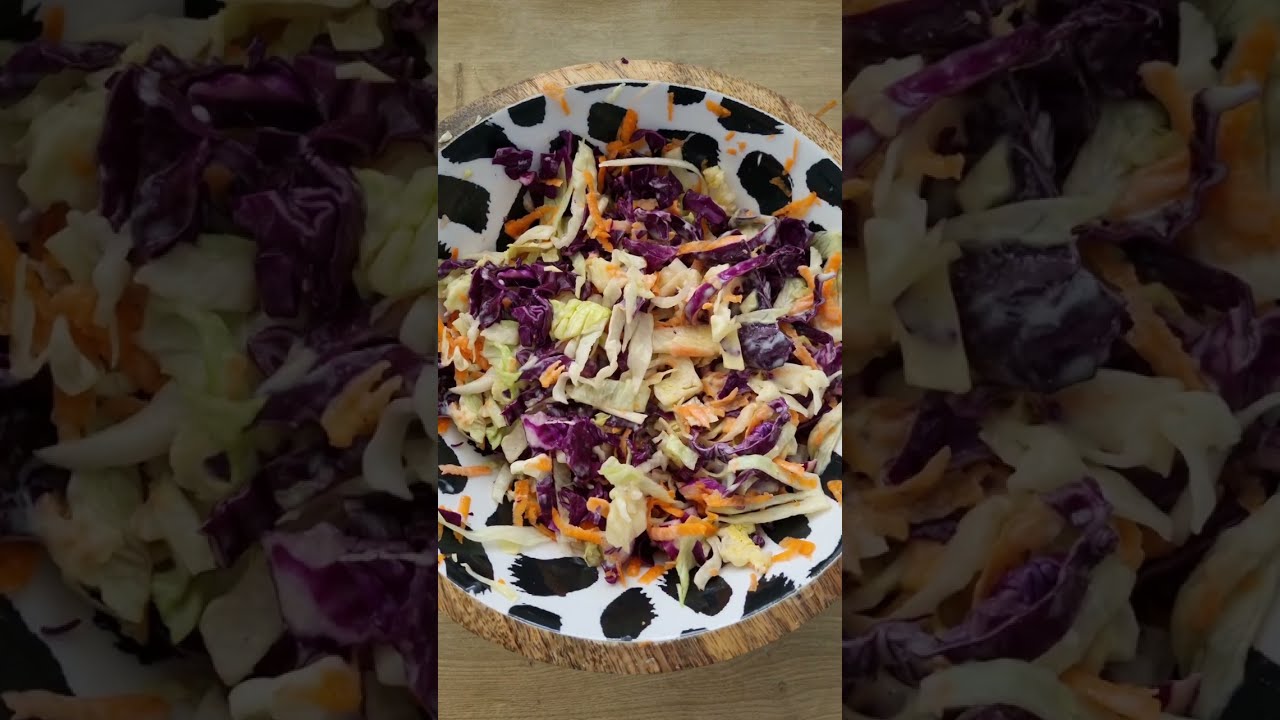 how to make Rainbow salad in 3 minutes #shorts