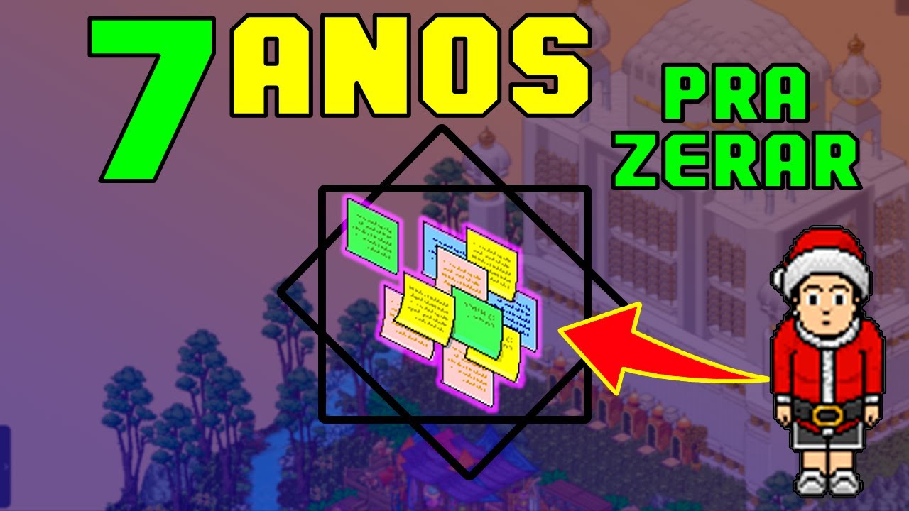 UP/UPANDO EMBLEMA DE RECADOS (POST-ITS) - 7 ANOS PRA ZERAR ESSE EMBLEMA - HABBO HOTEL.