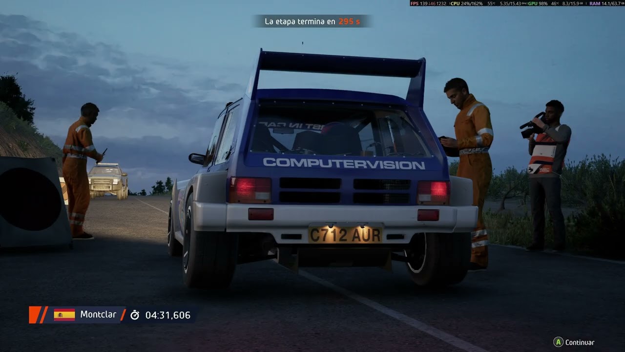 EA WRC con amigos y el Metro en Iberia