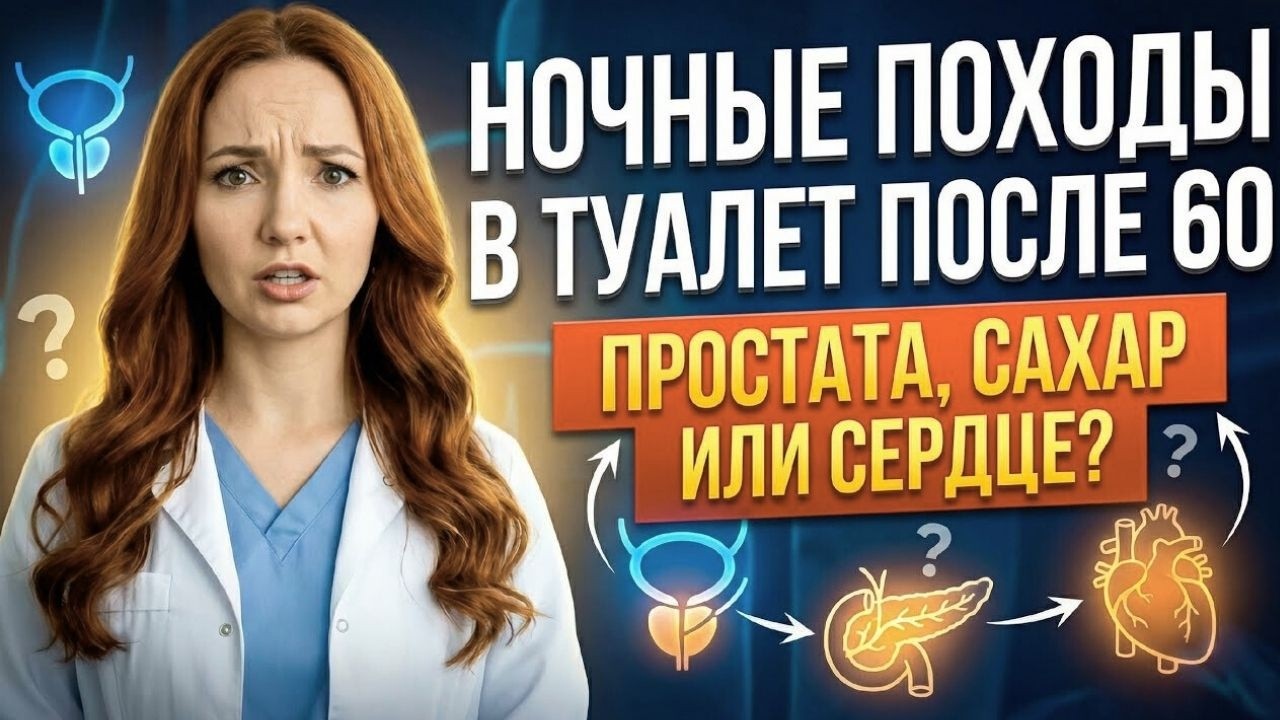 Мужчины 60+: почему вы встаёте ночью в туалет и как уменьшить никтурию без таблеток