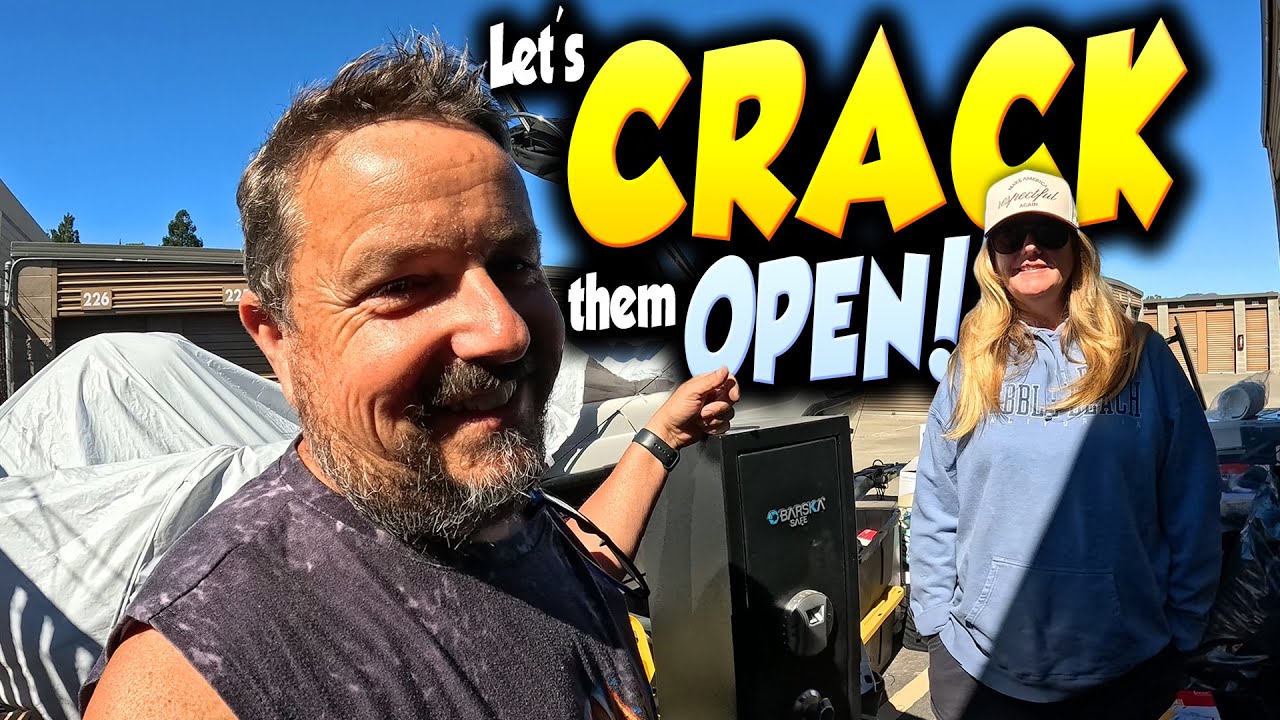 We bought a storage unit and found THREE SAFES!