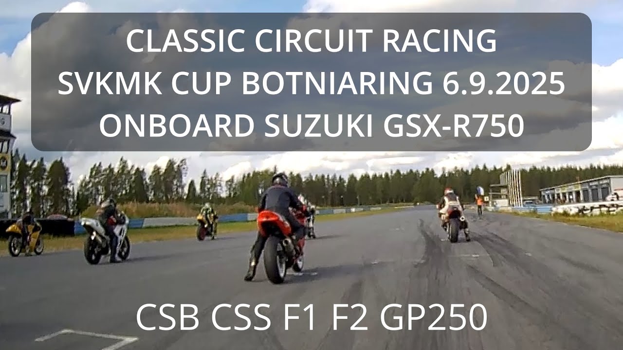 Classic Race SVKMK Cup Botniaring 06092025 GSXR750 SRAD