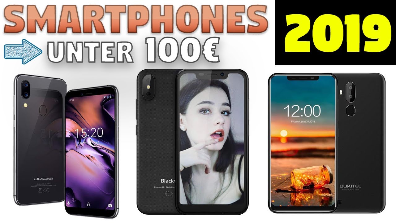 Smartphone unter 100 € ►2019◄ 📱 TOP 5 gute günstige Handys ★ Das beste Einsteiger Smartphone |