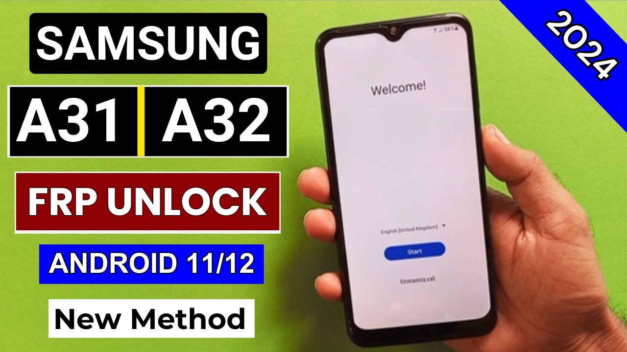 Samsung A31/A32 Frp Bypass Android 11/12 | Reset Google Account Lock | Without PC