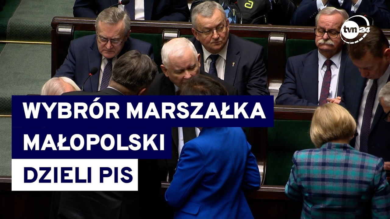 PiS kłóci się o marszałka Małopolski. Jedyny kandydat bez poparcia większości [TVN24]