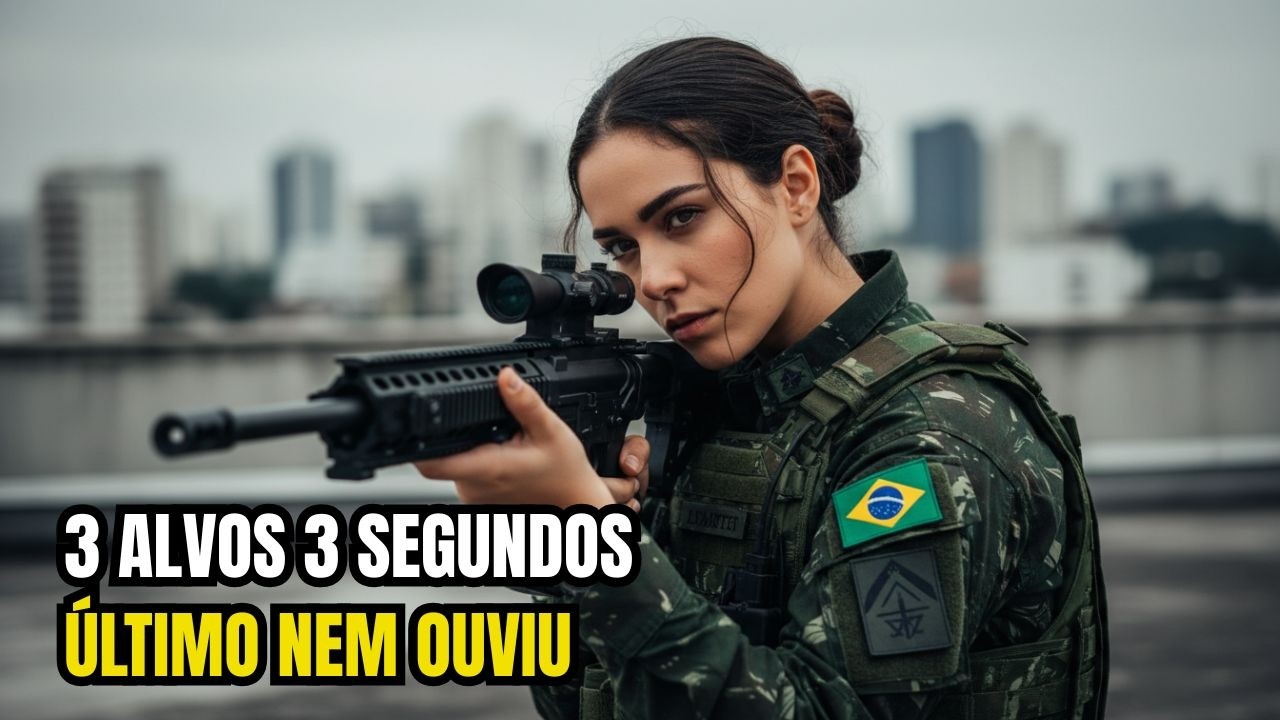 Três Alvos, Uma Respiração — O Último Nem Ouviu o Tiro