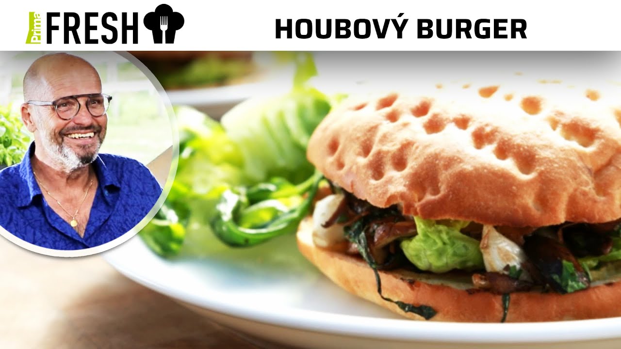 Houbový burger podle Zdeňka Pohlreicha | Recept nejen pro vegetariány