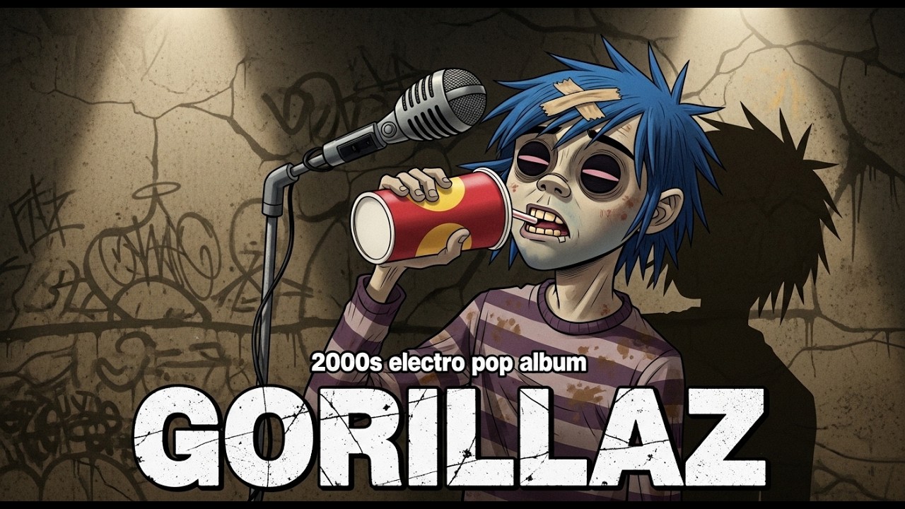 Psycho Pulp Fiction – Gorillaz-Inspired AI Trip-Hop Album | 2000s Electro Pop