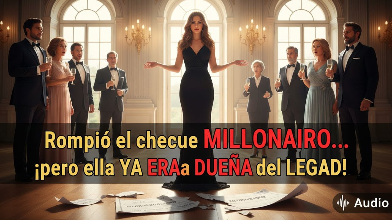 EL PATRIARCA DESTROZA UN CHEQUE DE 60 MILLONES, Y LA HIJA INVISIBLE RECLAMA SU HERENCIA OCULTA