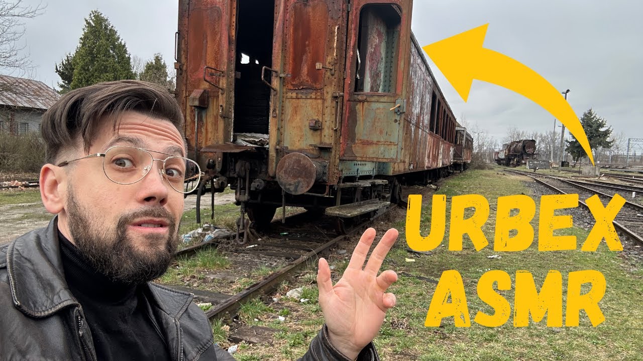 URBEX ASMR - OPUSZCZONA STACJA KOLEJOWA | ASMR po polsku
