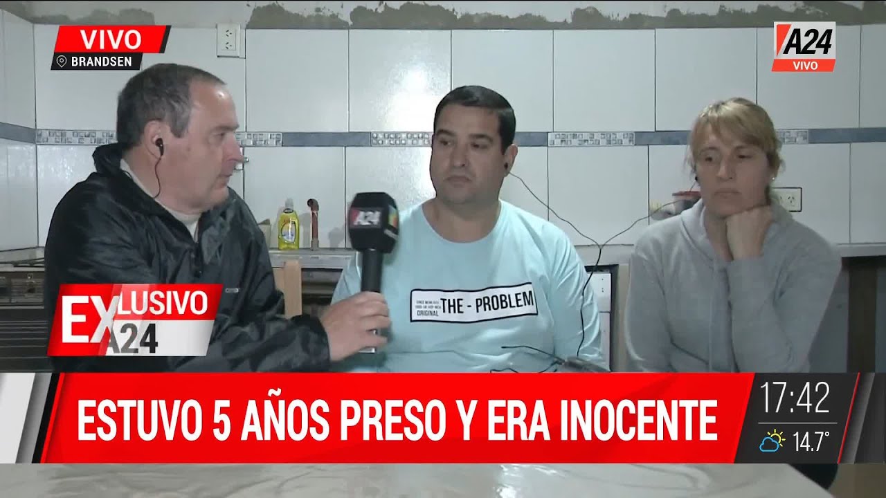⚖ Preso inocente busca trabajo: 