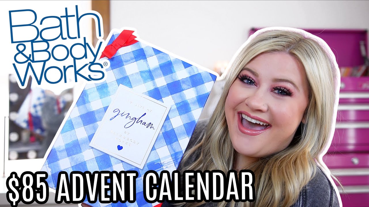 BATH & BODY WORKS FINALLY MADE AN ADVENT CALENDAR!! UNBOXING 12 DAYS OF GINGHAM