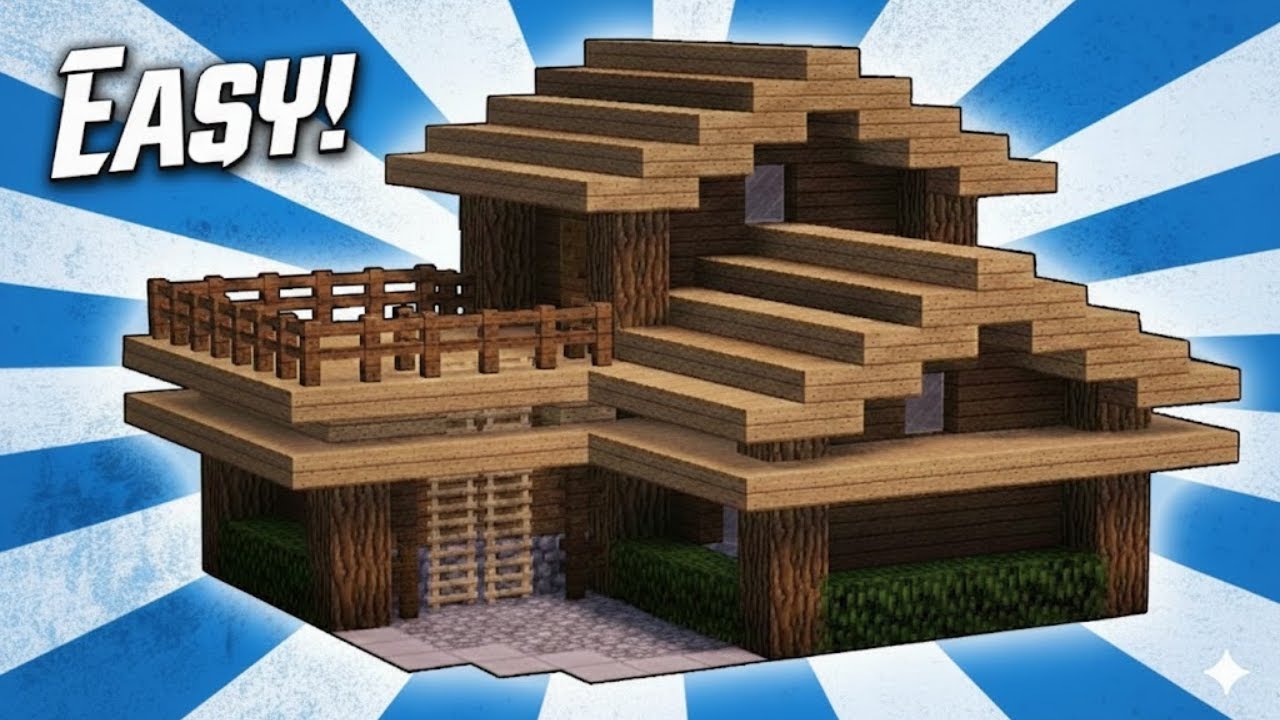 Minecraft: How To Build A Survival Starter House Tutorial