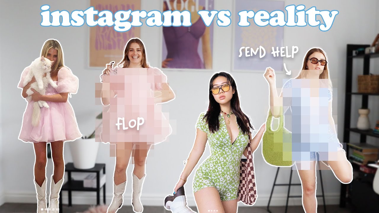 do influencer's instagram outfits ACTUALLY look good in real life?