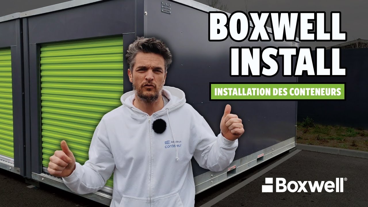 Installing Storage Containers - Construction des Conteneurs de Stockage Boxwell - French and English