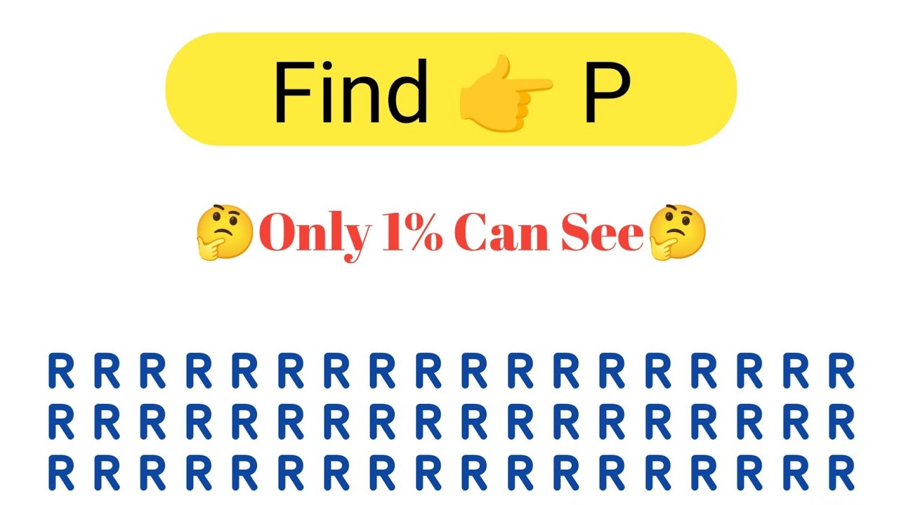 Find 👉 R | IQ Puzzle | Brain Test #iqtest #iqchallenge #iq #ias #ssc #puzzle