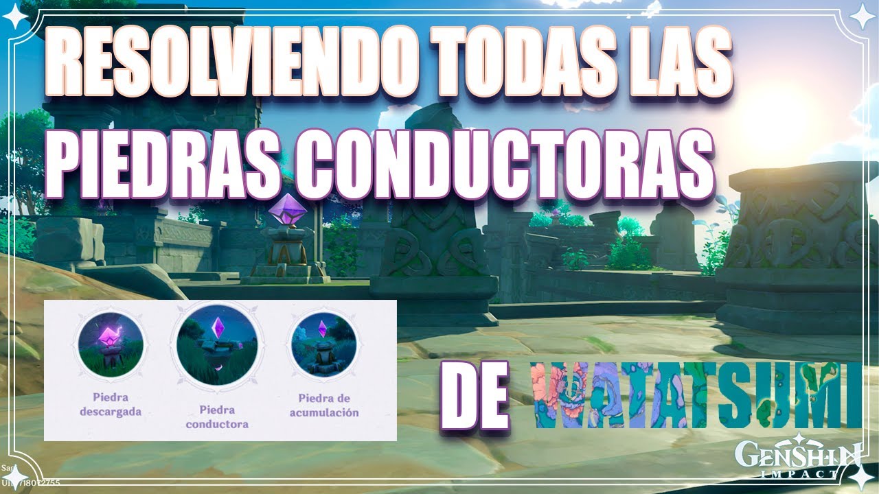 Resolviendo todas las Piedras Conductoras de Watatsumi . Genshin Impact 2.1 Inazuma
